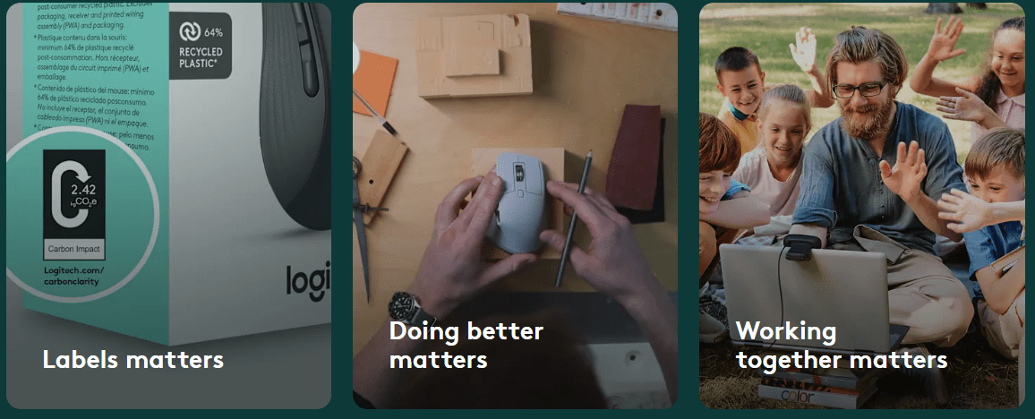 Logitech Sustainability